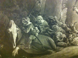 Detail from The Witch, After David Teniers; Mezzotint, Richard Earlon, 1786